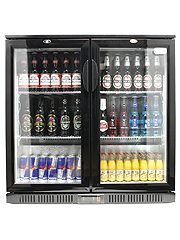 Cater-Cool CK0501LED Double Hinged Door Bottle Cooler With LED Lighting