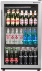 Autonumis RIC00001 EcoChill Black Single Door Hinged Bottle Cooler