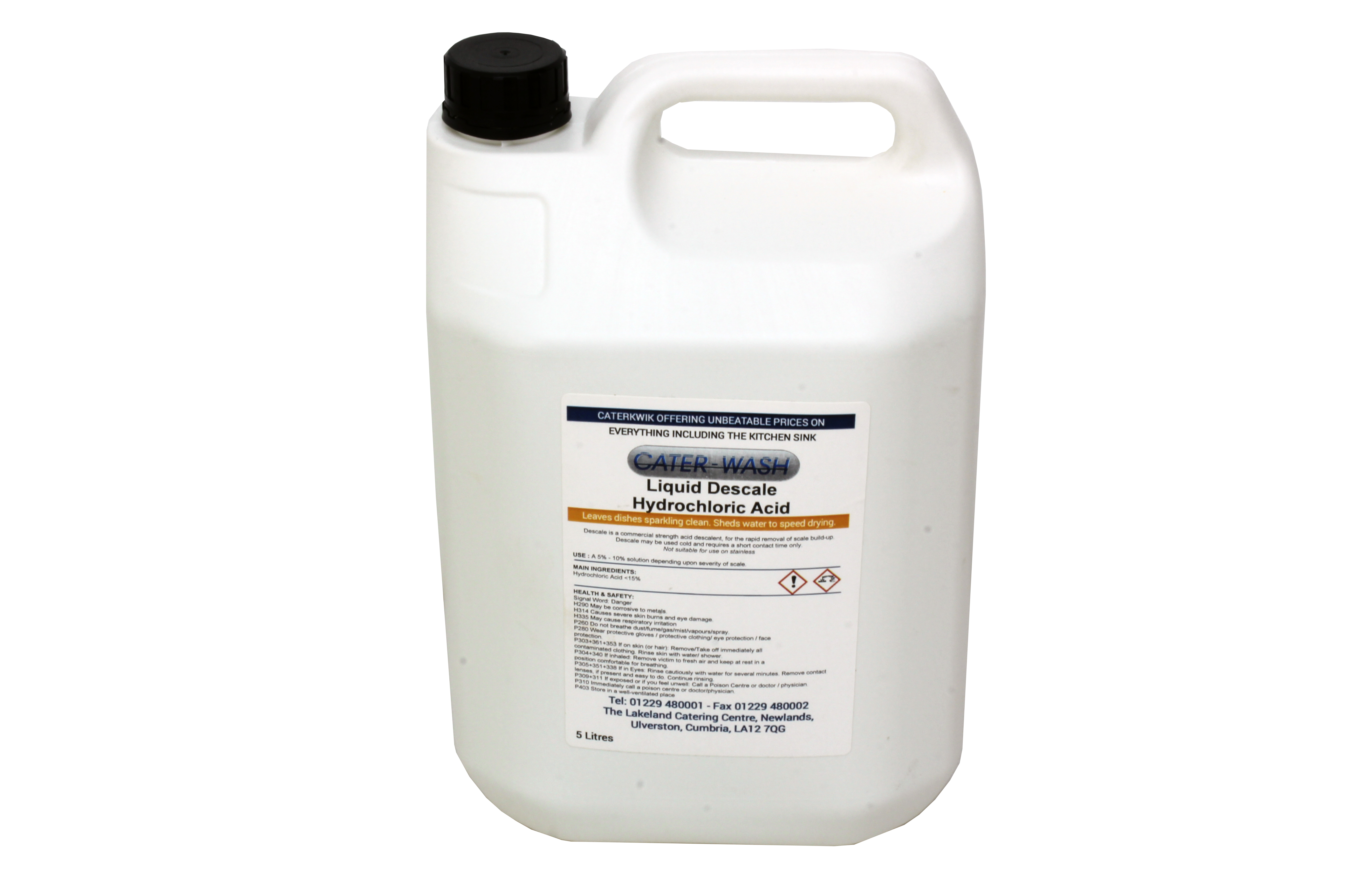 4 x 5l Descaler NOT SUITABLE FOR STAINLESS STEEL- CK0037