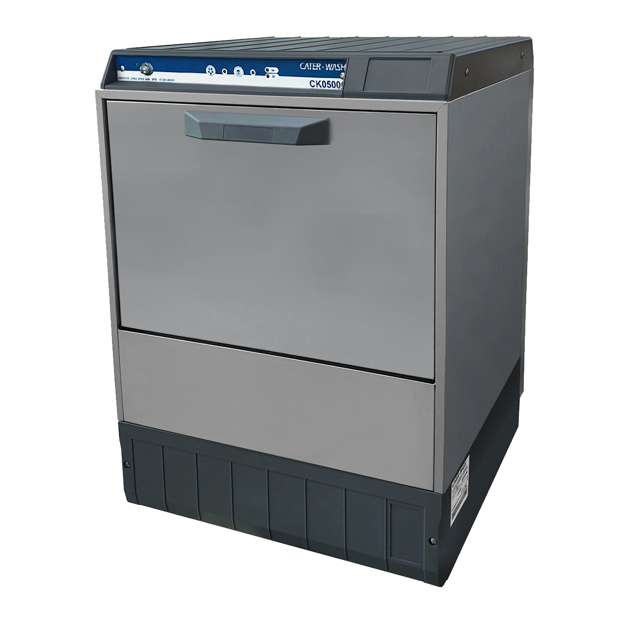 Cater-Wash Jolly 500mm Glasswasher with Gravity Waste & Detergent Pump - CK0500G