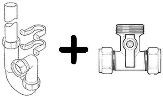 CKP10503 Universal Washer Installation Pack 1 (CKP8139 & CKP0256) - For Use With Drain Pump