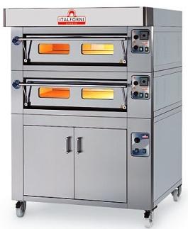 Italforni ES12-2 Wide Twin Deck Heavy Duty Electric Pizza Oven