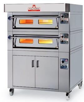 Italforni ES9-2 Wide Twin Deck Heavy Duty Electric Pizza Oven