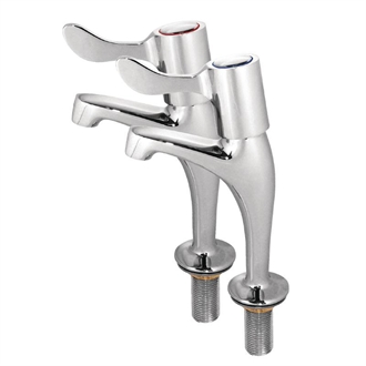 G461 Vogue Basin Pillar Lever Taps