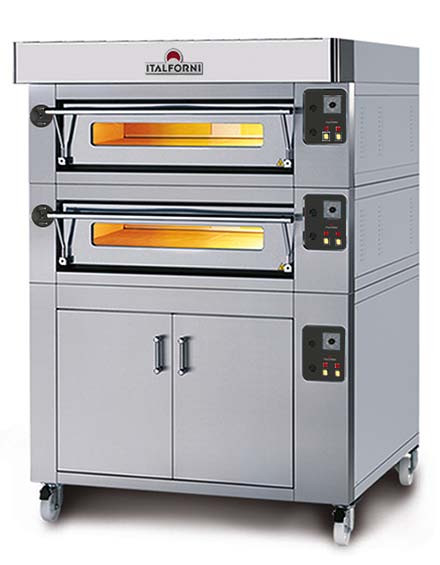 Italforni LSC-2 Narrow Twin Deck Heavy Duty Electric Pizza Oven