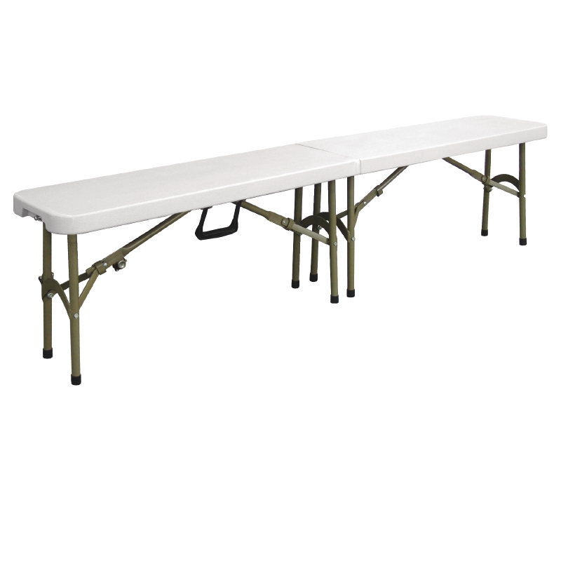Y817 Bolero Centre Folding Bench White 6ft